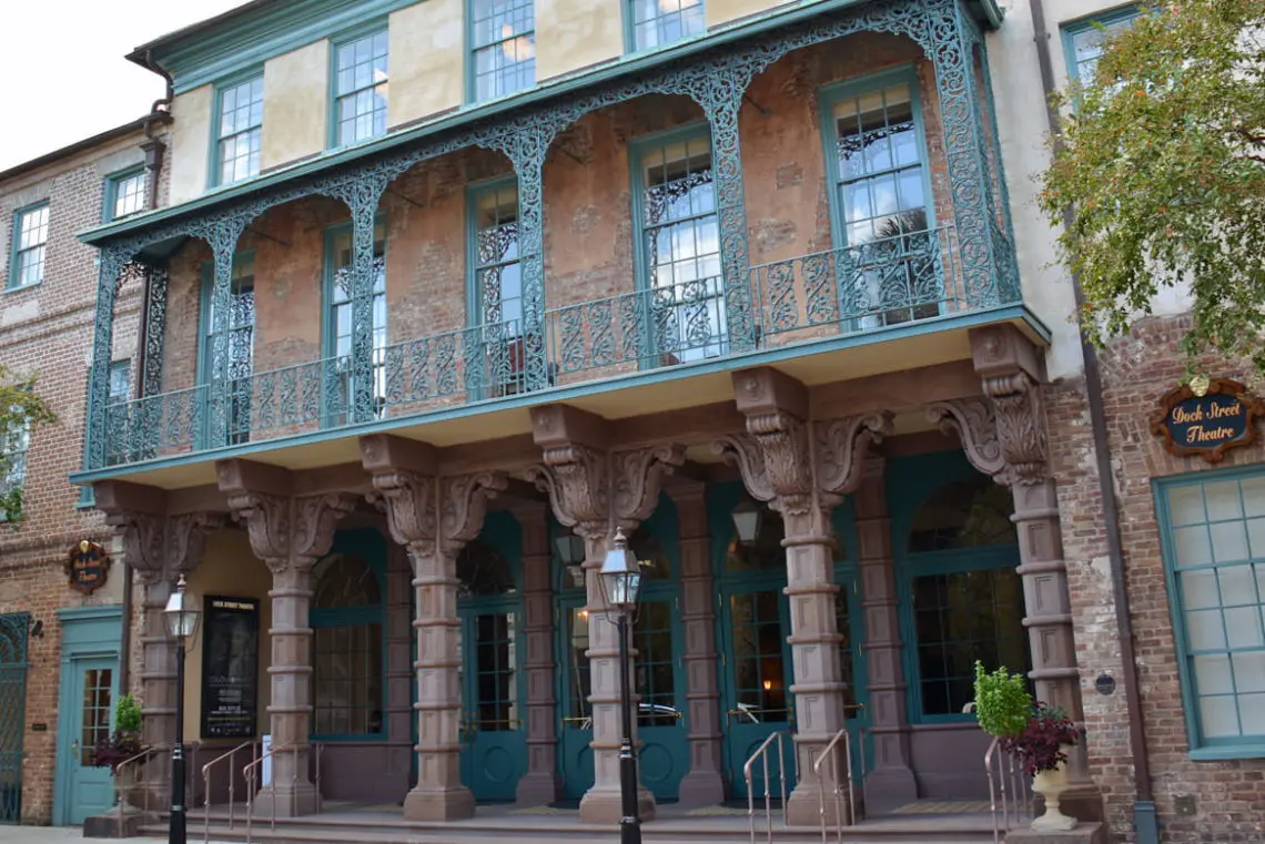 Front of Dock Street Theatre