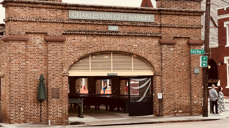 Front of the Market in Charleston