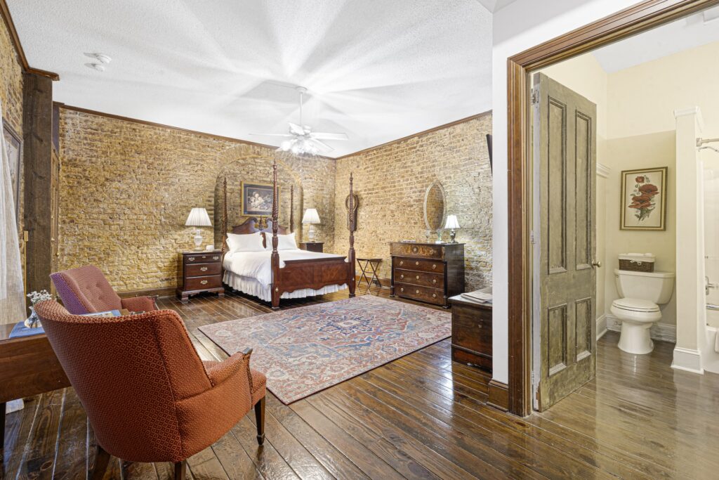 Old historic room with warm tones