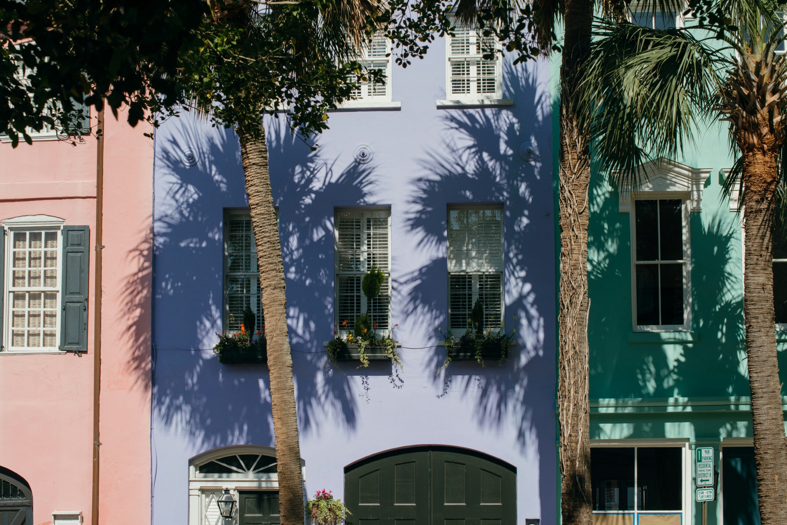 Rainbow Row in Charleston